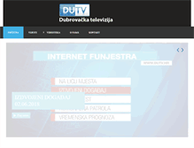 Tablet Screenshot of dutv.hr